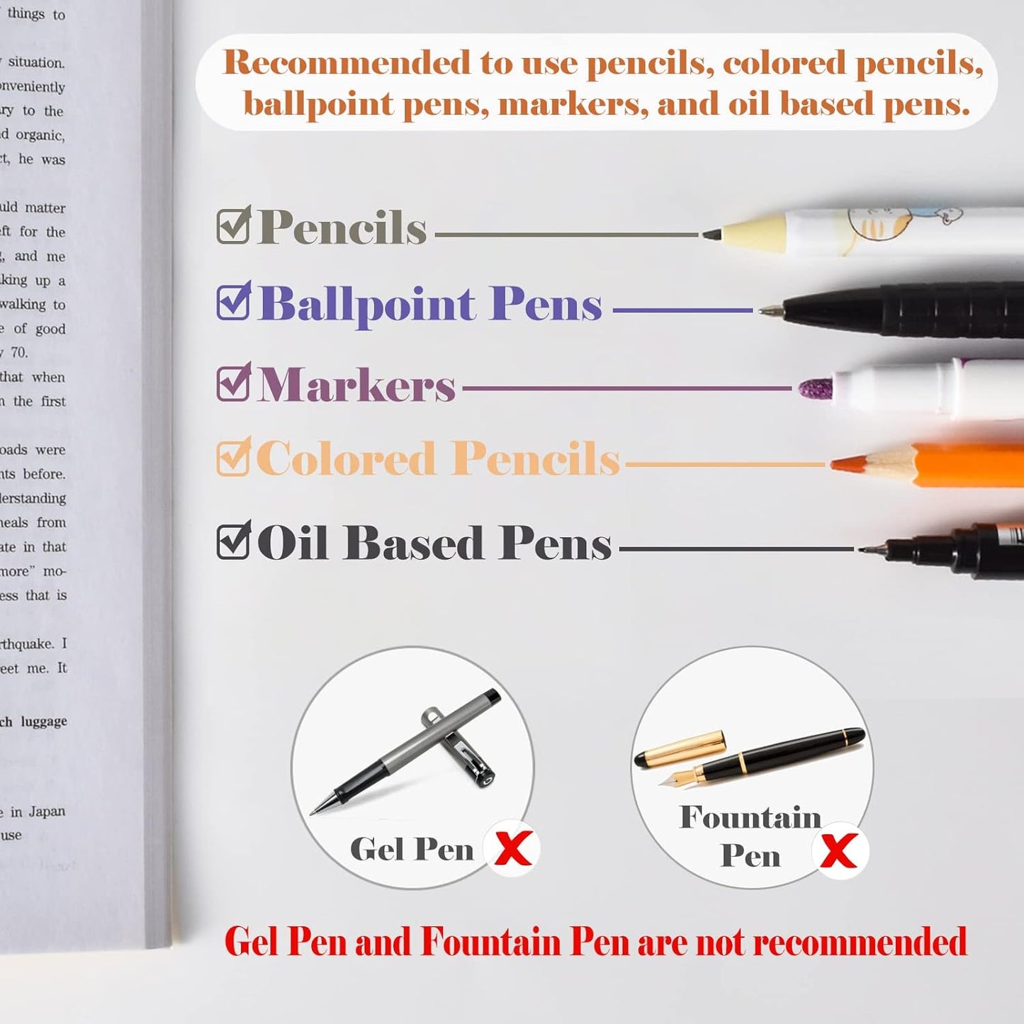 BAYTORY 1610 Sheets Transparent Sticky Notes with Highlighter Tape, Clear Waterproof 3 x 3 inch See Through Memo Pad, Self-Adhesive Translucent Writable Index Tabs for Annotating Books