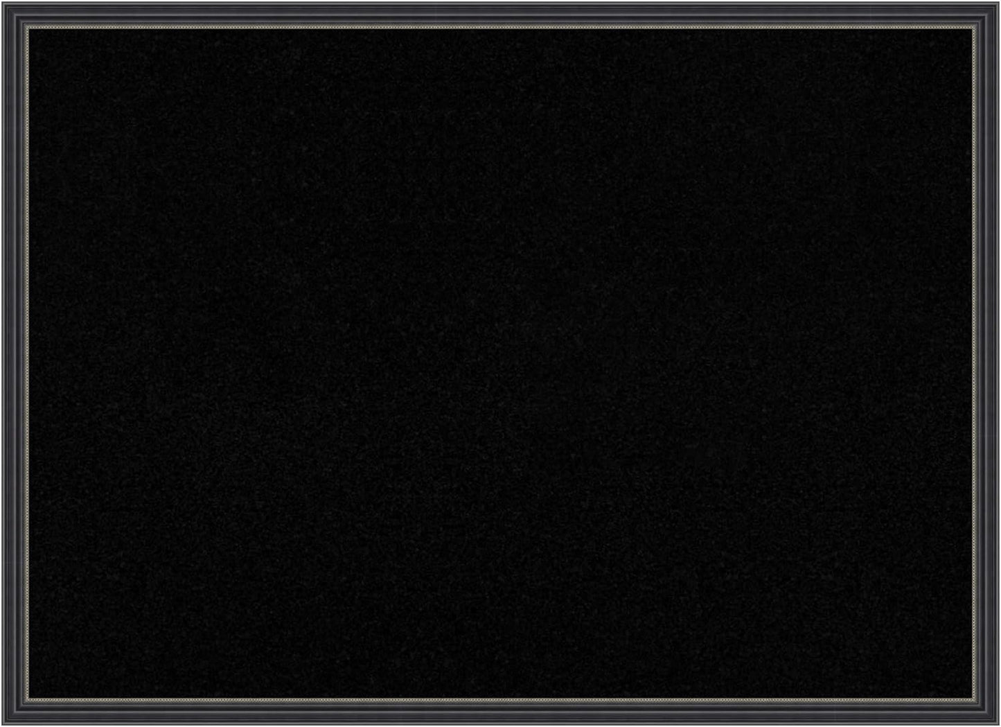 Amanti Art Black Cork Board for Wall, 21x29 Vision Board with Black Wood Frame, Medium Corkboard Office Decor for Home Organization, Traditional Corkboard Pinboard to Display Items for Home