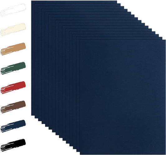 28 Sheets Navy Blue Cardstock 8.5 x 11 Craft Paper, 92lb Premium Paper Card Stock for DIY Cards Making, Wedding Invitations, Festival blessings, Memus, Graduations