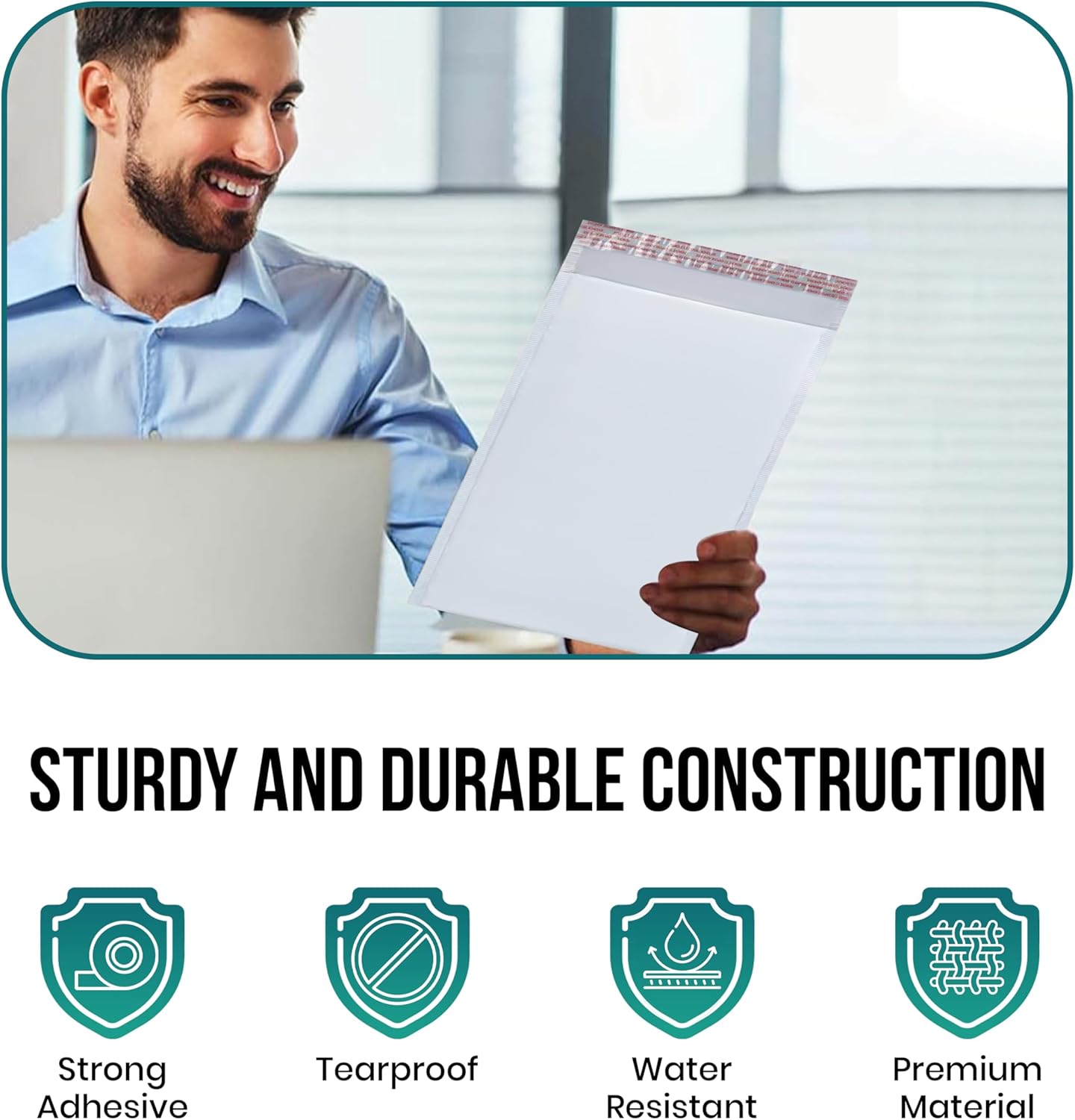 Levex - #0000 4" x 6" [150 Pack] Poly Bubble Mailers, Padded Envelope Mailers, Packing Envelope & Mailing Bags for Shipping