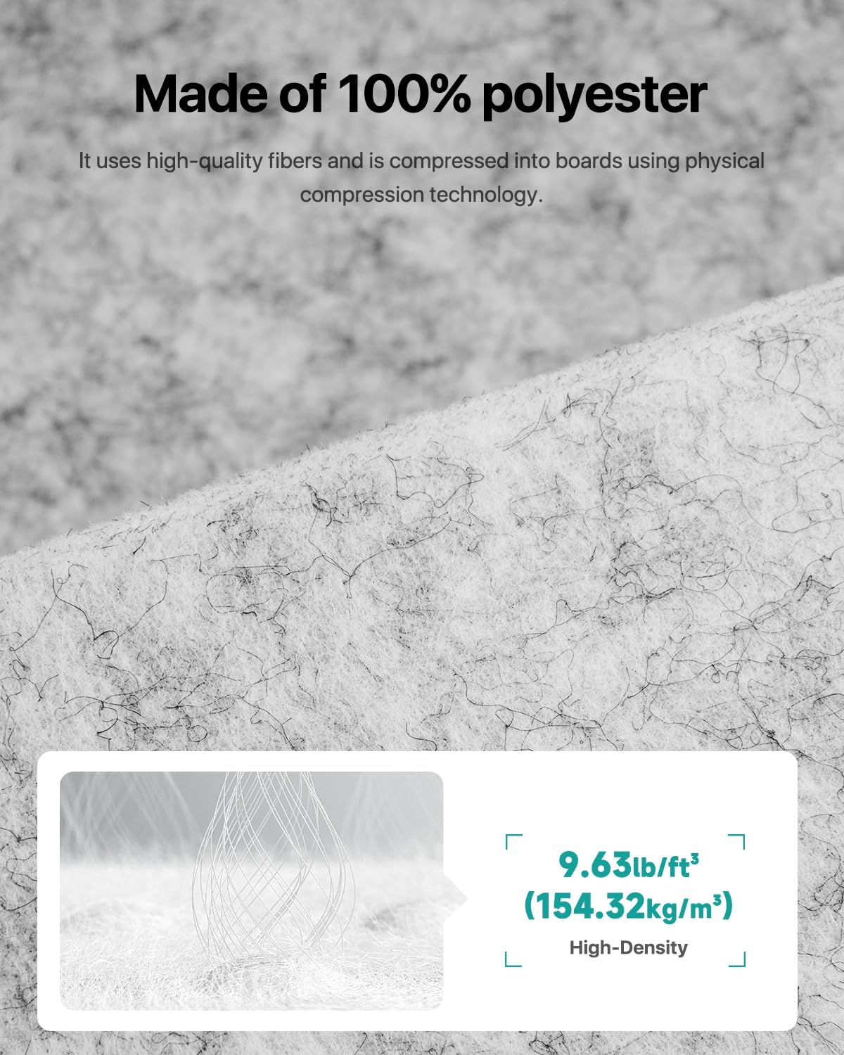 Soundsbay Sound Proof Foam Panels for Wall, 12 Pack Hexagon Soundproof Wall Panels High Density Acoustic Panels, Sound Proof Panels for Walls, Office, Reccording Studio, Ceiling 12" X 10" X 0.4", Gray