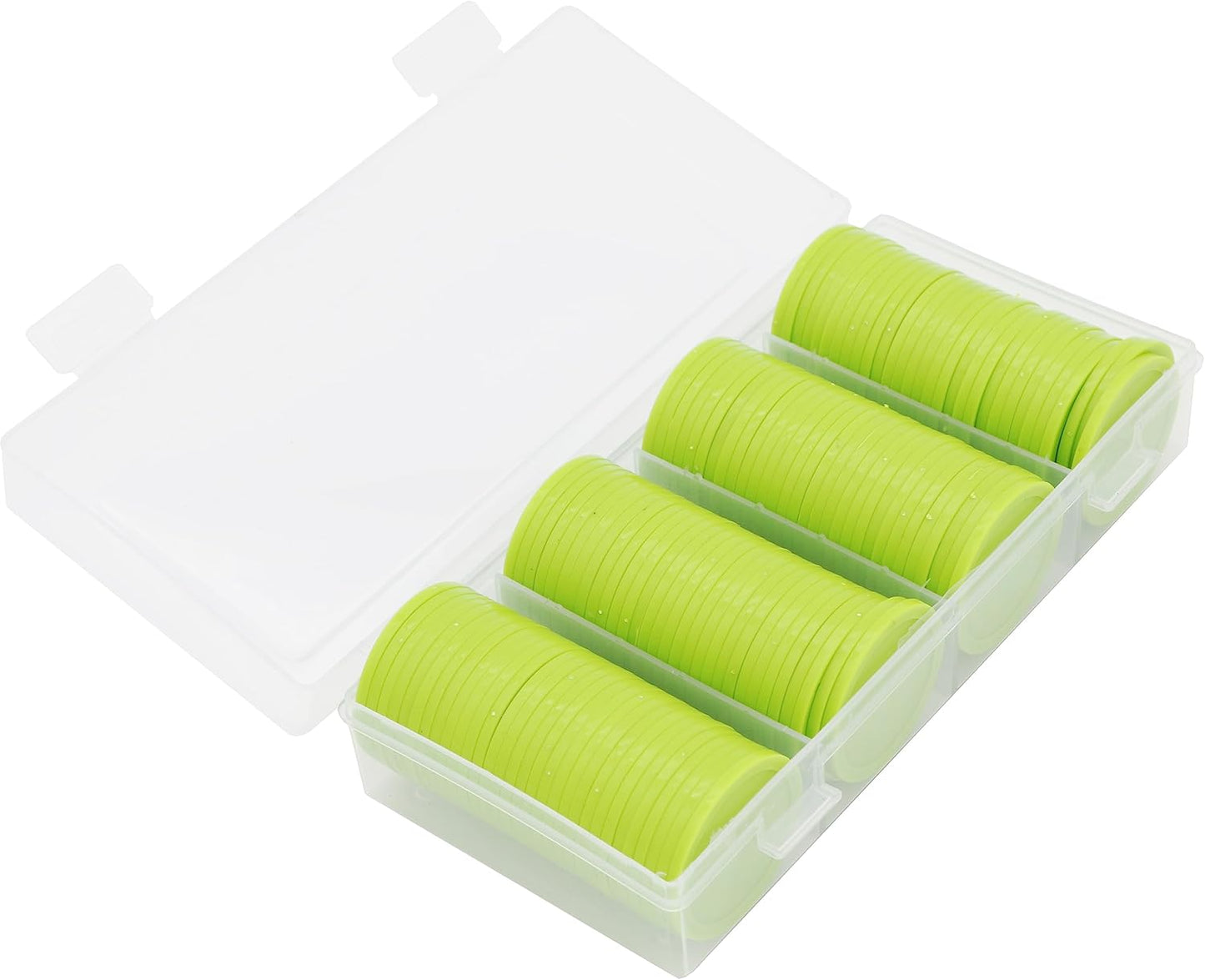 35MM/1.37-inch Box of 120 Counting Coins for Poker Chips and Game Coins (LawnGreen, 35MM/1.37-inch)