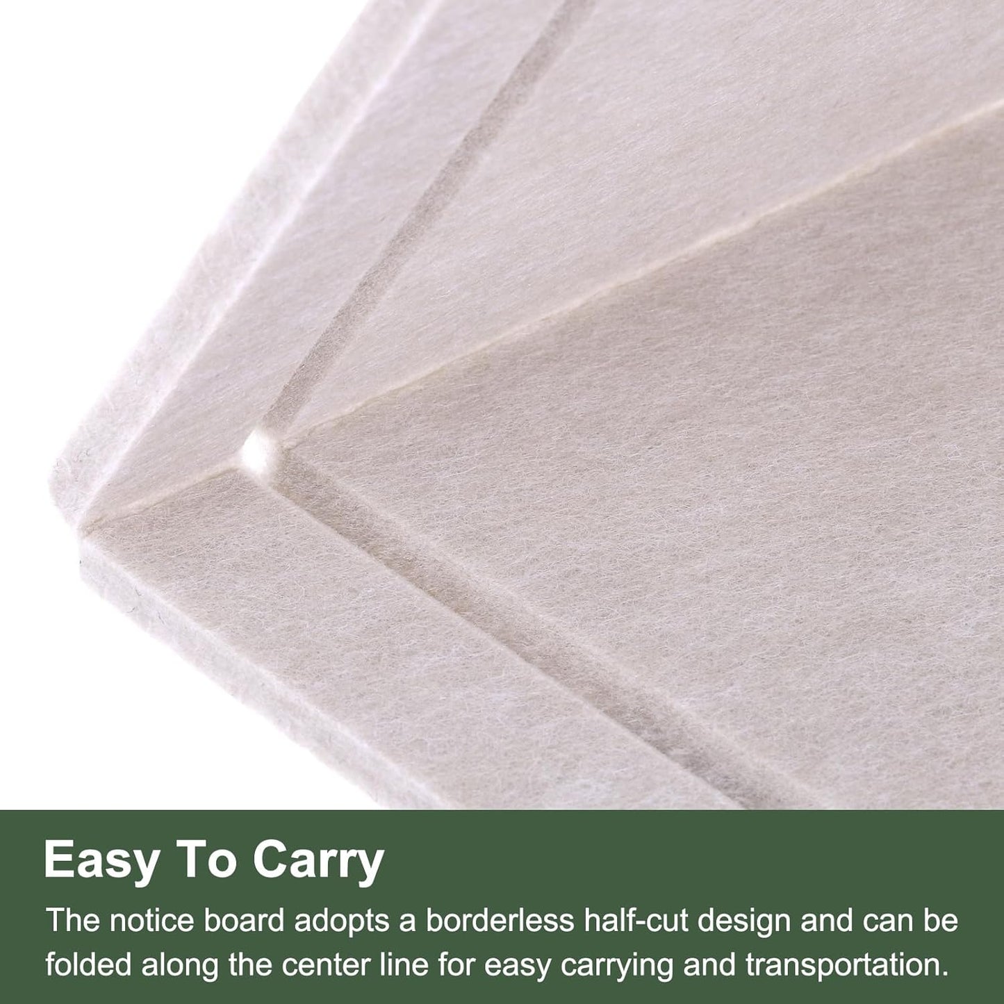 YOKIVE Felt Bulletin Board, 96 x 48 -Inch Foldable Decorative Pin Board Self Adhesive Felt Cork Board with 20 Pushpins, Great for Wall, Photo Display, Paste Note, Schedule(Light Camel)