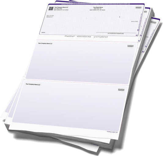 Computer Checks Compatible W/QB Check On Top [250 Sheets]