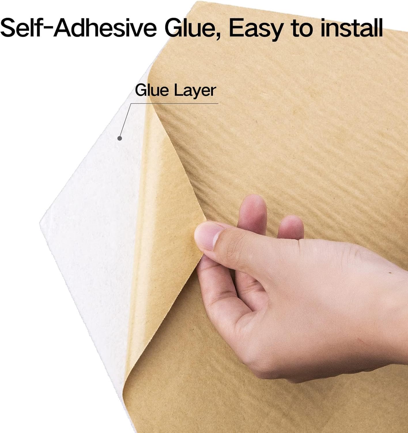 22 Pack Self-adhesive Acoustic Panels 12" X 10" X 0.4" - Sound Proof Foam Panels with High Density, Fashionable Y-Lined Design, Absorb Noise and Eliminate Echoes(White)