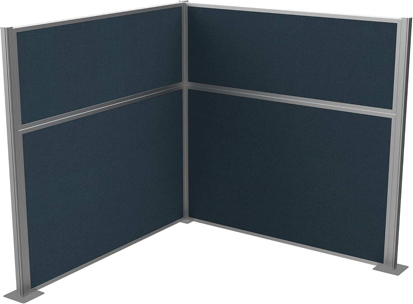Versare Hush Panel Cubicle Kit | Workstation Partition Walls | Sound Dampening Cubicle Walls | Partitions for Desks
