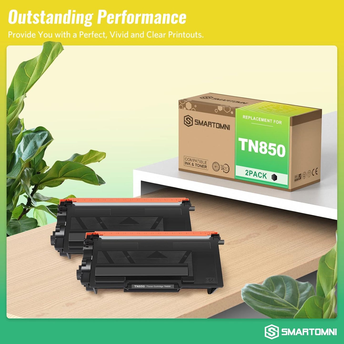 TN850 TN820 Compatible Toner Cartridges Replacement for Brother TN850 TN820 TN-850 TN-820 for Brother DCP-L5500DN HL-L5000D HL-L5200DWT HL-L6200DW MFC-L5700DW MFC-L5800DW Pinter