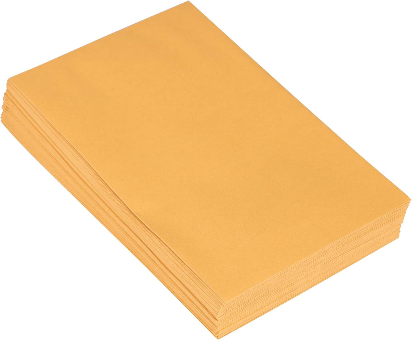 JAM PAPER 6 x 9 Open End Catalog Envelopes with Peel and Seal Closure - Brown Kraft Manila - Bulk 500/Carton