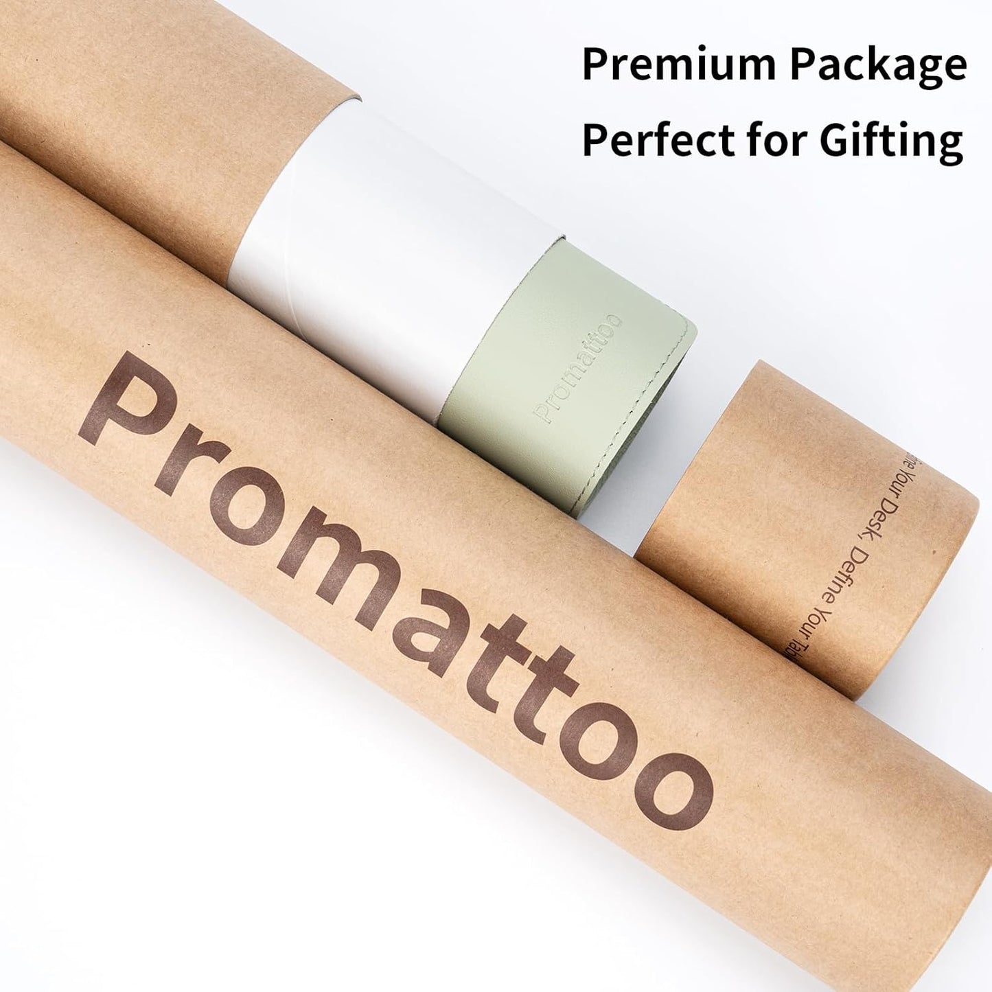 Oversized Non-Slip Desk Pad Protector – Grips Desk Firmly, Anti-Slip Like You've Never Seen! Vegan Leather Waterproof Laptop Mat for Keyboard & Mouse – Large Office Pad– Matcha Green