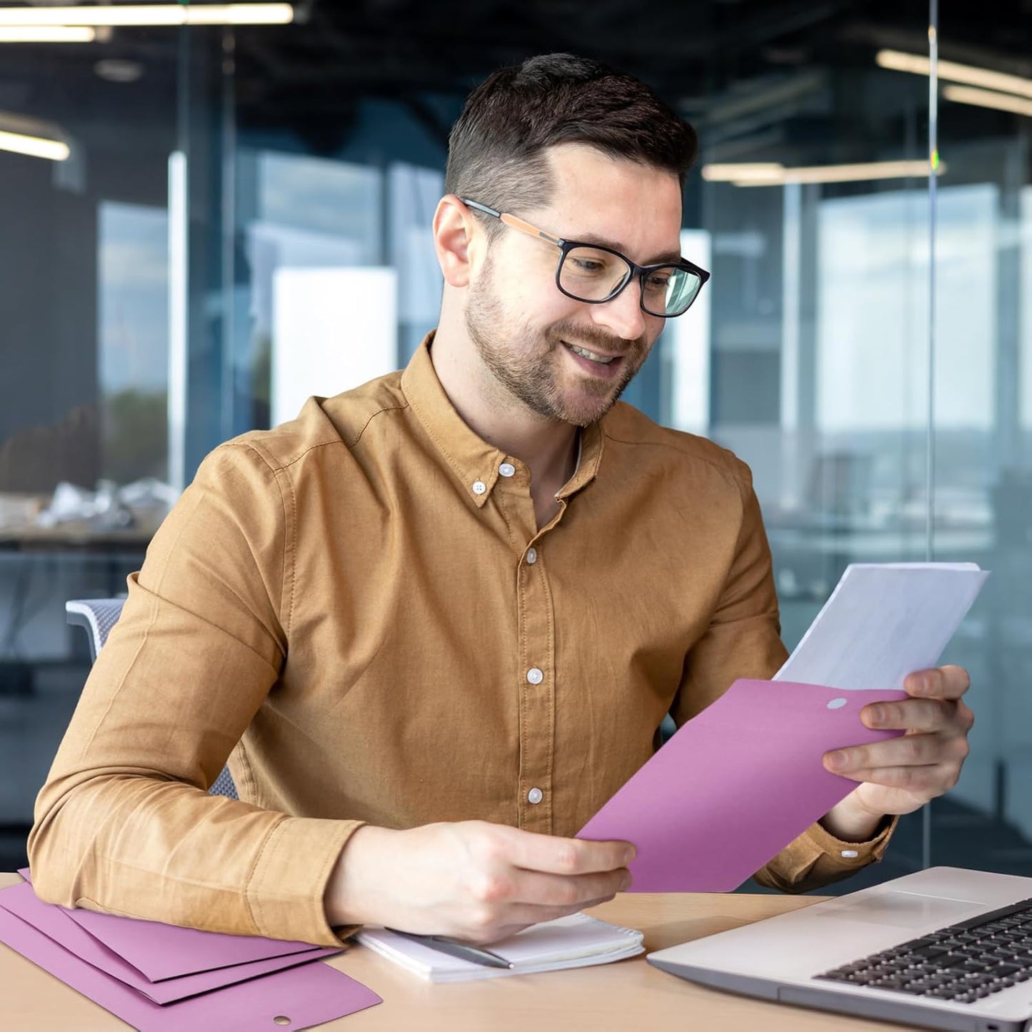 Teling 50 Pcs 5 x 7.5 Manilla Envelopes Clasp Kraft Catalog with Closure for Storing Mailing 28 lb Kraft Envelope Paper for Office Document School Business Home(Pink)