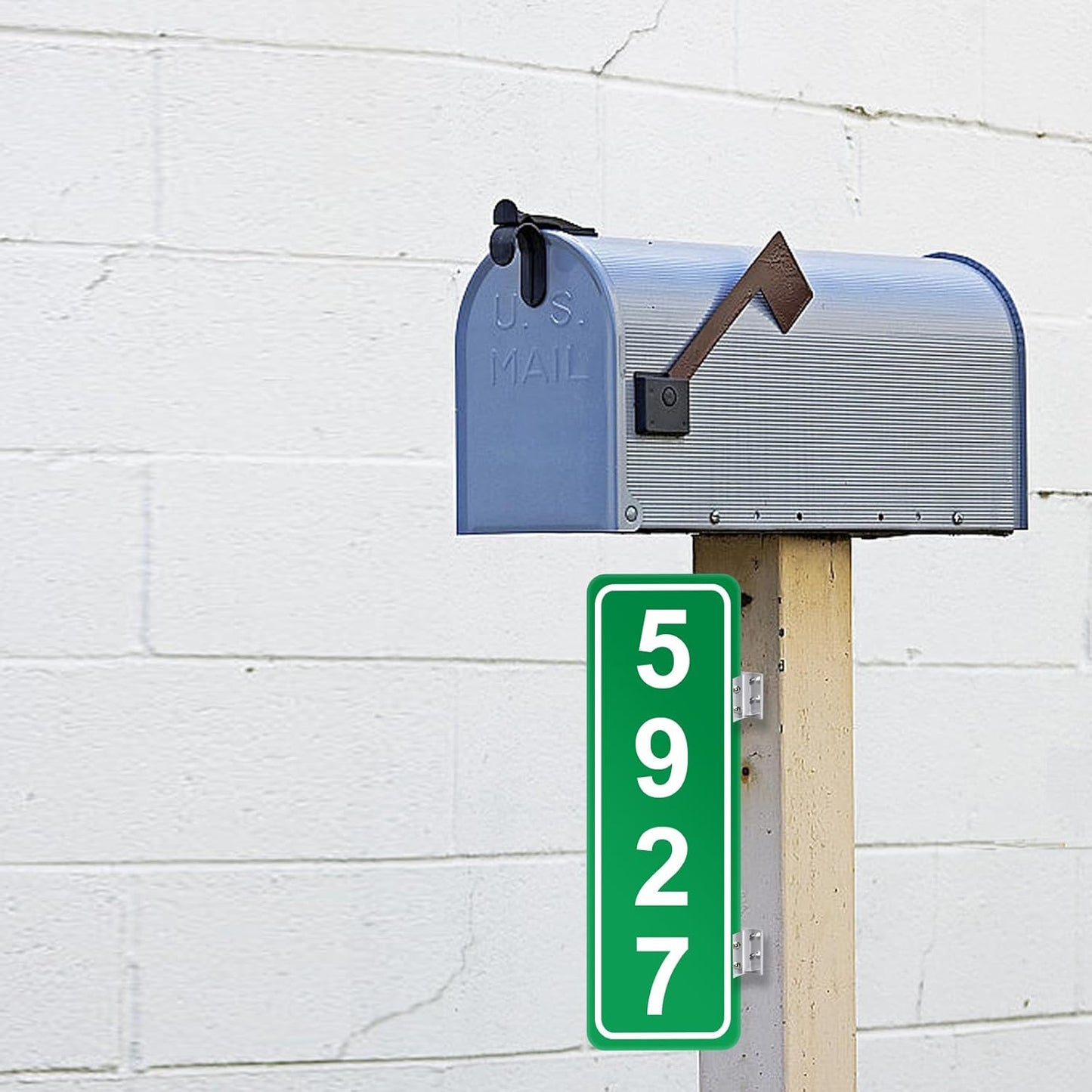 Aluminum Corridor Sign Holder, 10 Pack Direct Sign Mount Bracket, Design for Restroom, Conference Room Classic Silver Signs - 3" Length, 1/8" Substrate - Easy to Install