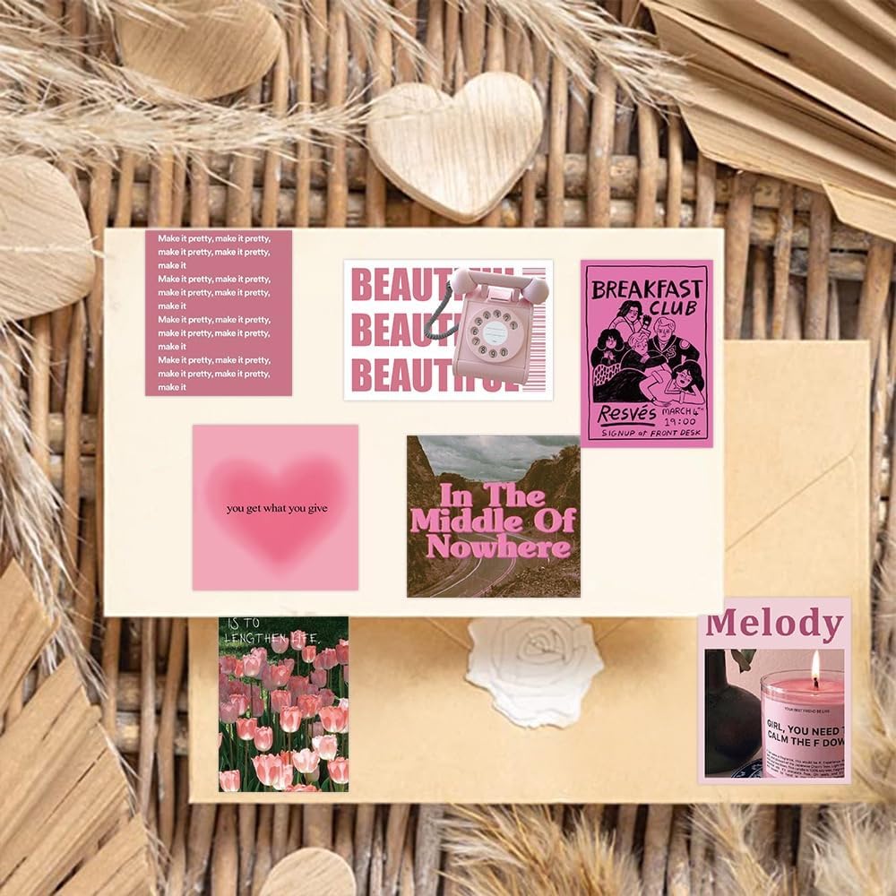 200 Pcs Cartoon Stickers,Graffiti Cute Vinyl Aesthetic Waterproof Stickers for Scrapbooking Junk Journal Bullet Journal Collage DIY Crafts Card Making Water Bottles Phone Case