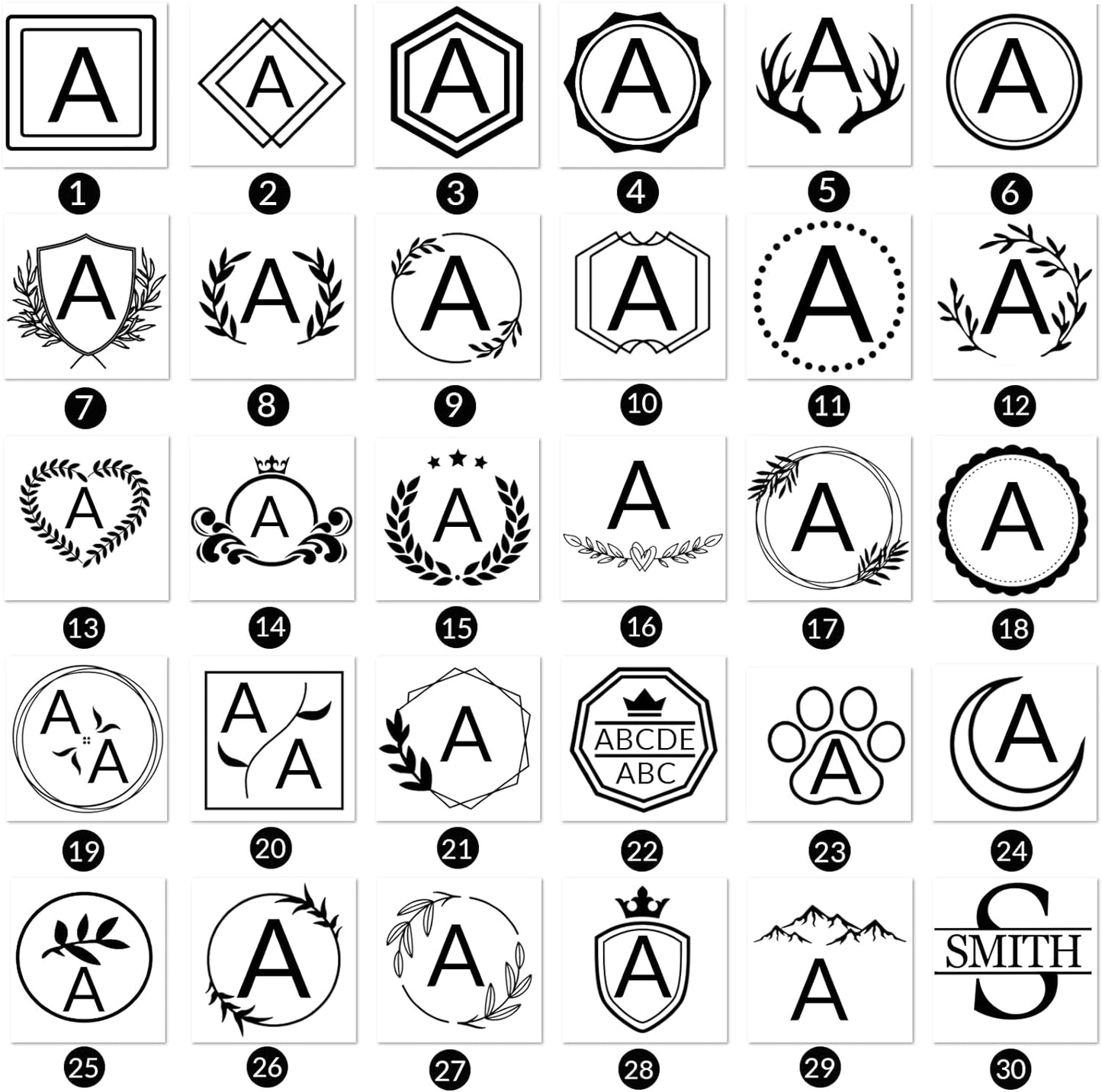 Custom Pottery Stamps for Clay Personalized Pottery Tool Kit Stamp with Own Design Signature Letters Gift for Potters DIY Lovers-1.5"