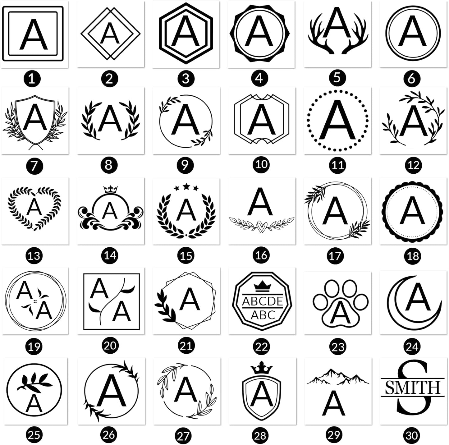 Custom Pottery Stamps for Clay Personalized Pottery Tool Kit Stamp with Own Design Signature Letters Gift for Potters DIY Lovers-1"