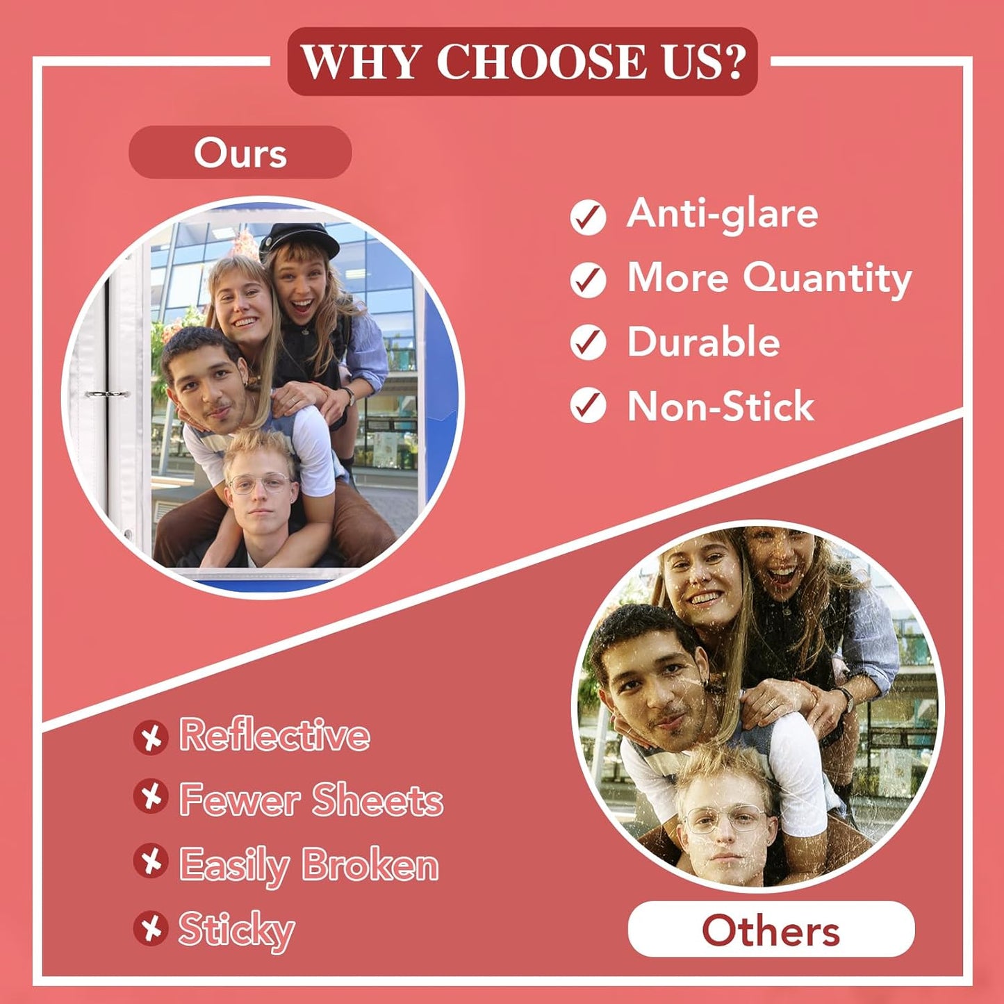 1200 Pack Sheet Protectors 8.5 x 11 inch Clear Page Protectors for 3 Ring Binder, Plastic Sleeves for Papers, Document