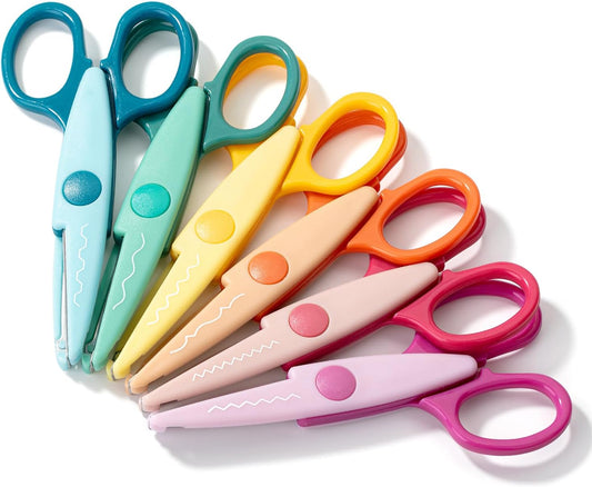 Mr. Pen Craft Scissors - Decorative Edge, 6 Pack, Zig Zag, Scrapbooking, Fancy, Pattern, Design