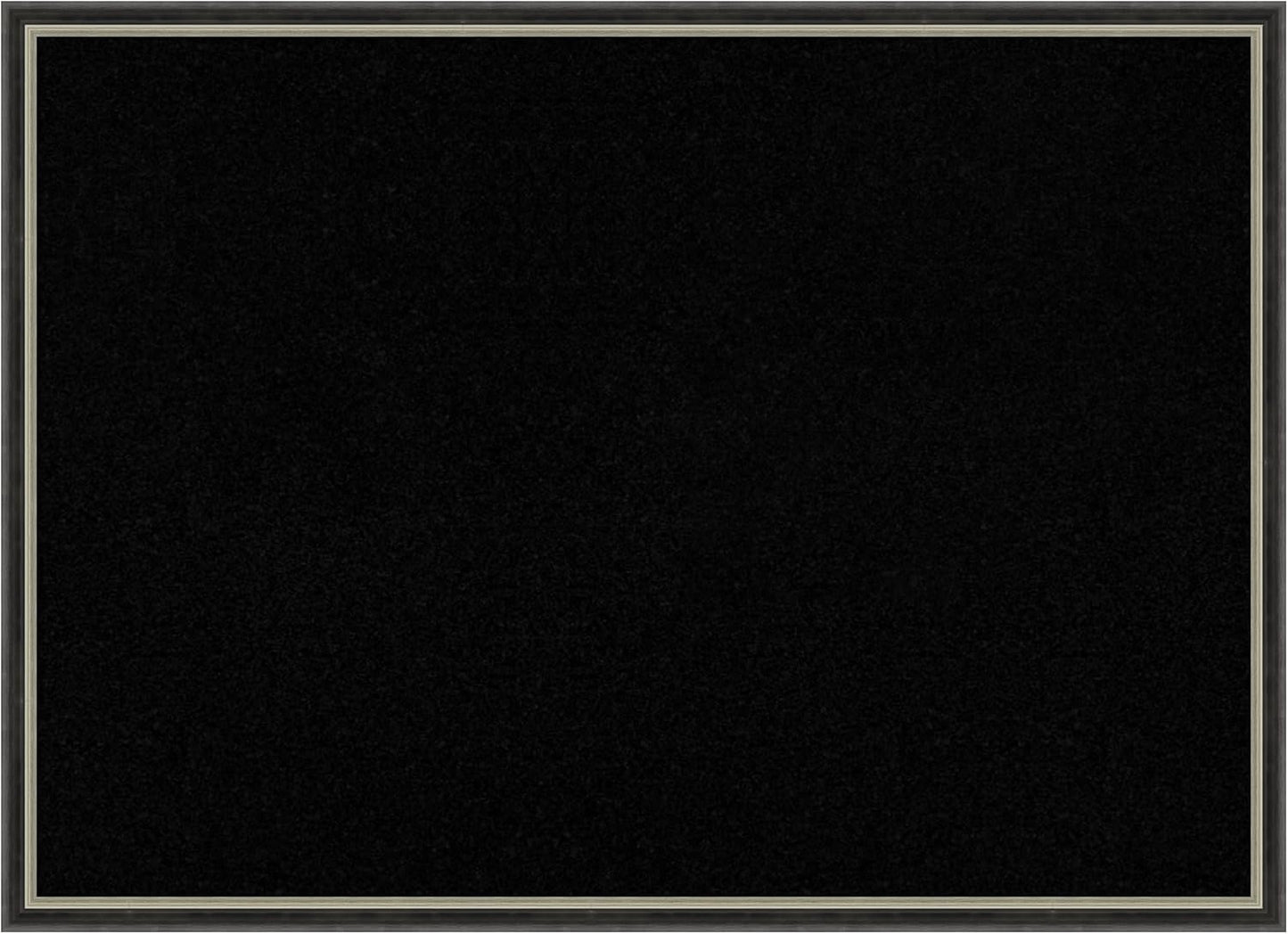 Amanti Art Black Cork Board for Wall, 21x29 Vision Board with Black Wood Frame, Medium Corkboard Office Decor for Home Organization, Modern Corkboard Pinboard to Display Items for Home Organization