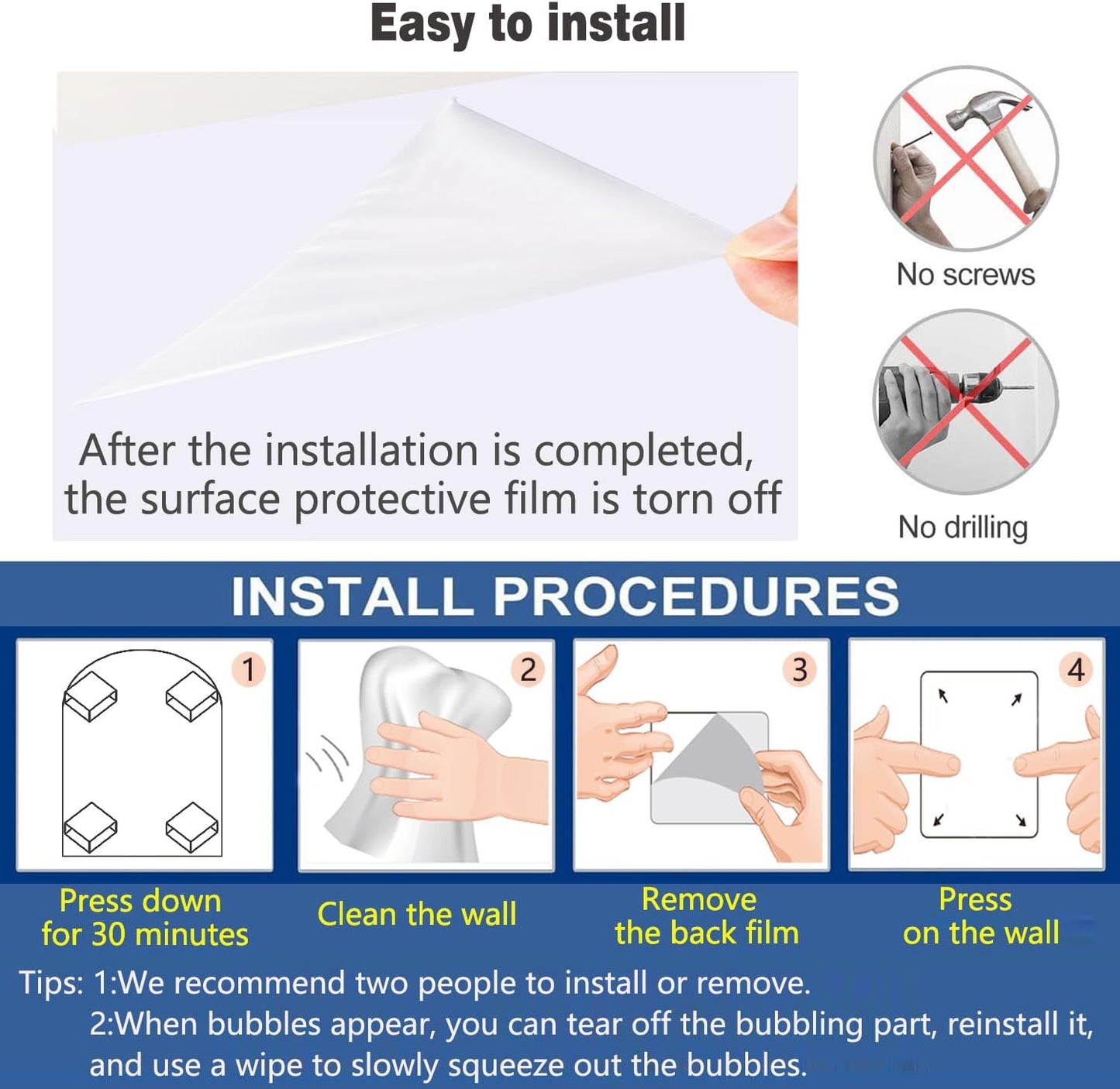 Magnetic Whiteboard Wall Arch Decal 39.3"x17.5" Adhesive Magnetic Dry Erase White Board Sticker with 36 Magnet Letter Removable Contact Paper Peel and Stick Whiteboard Wallpaper Roll