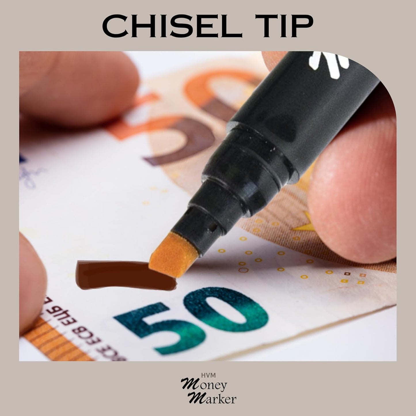 HVM Counterfeit Money Detector Pen (12 Counterfeit Pens) - Money Marker Bill Detector Pen with Upgraded Chisel Tip - Detect Fake Bills, Universal False Currency Checker Pack