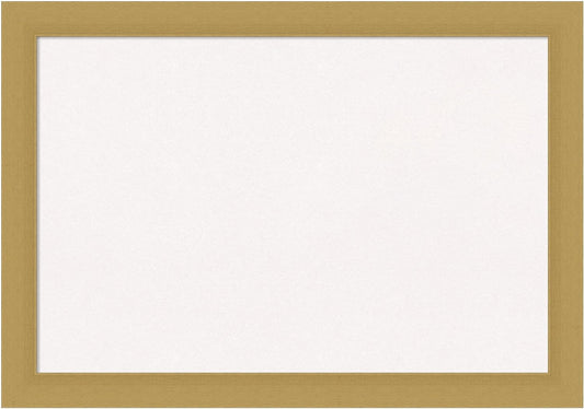 Amanti Art White Cork Board for Wall, 14x20 Vision Board with Gold Frame, Small Corkboard Office Decor for Home Organization, Casual Corkboard Pinboard to Display Items for Home Organization in