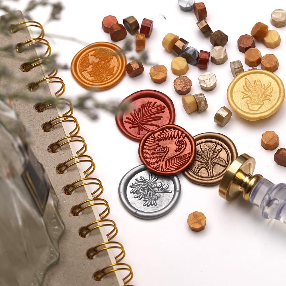 600pcs Metallic Wax Seal Beads,6 Assorted Metallic Color Sealing Wax Beads Ideal for Wax Seal Stamp Wedding Letter Envelope Decor Wine Bottle Wax Sealing (Metallic Series)