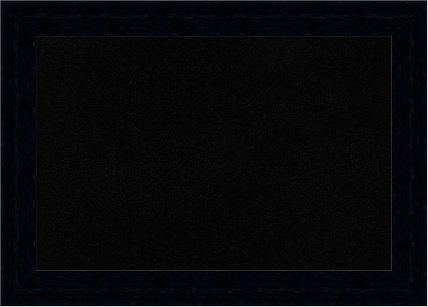 Amanti Art Black Cork Board for Wall, 20x28 Vision Board with Black Wood Frame, Medium Corkboard Office Decor for Home Organization, Modern Corkboard Pinboard to Display Items for Home Organization