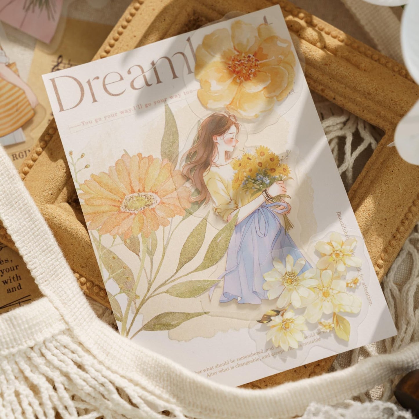 Alideco 120pcs Scrapbook Stickers Kawaii Fresh Sweet Girls People Journaling Scrapbooking Junk Journal Crafts Embelishment Decoration Diary Stickers（huaerzilianqu）