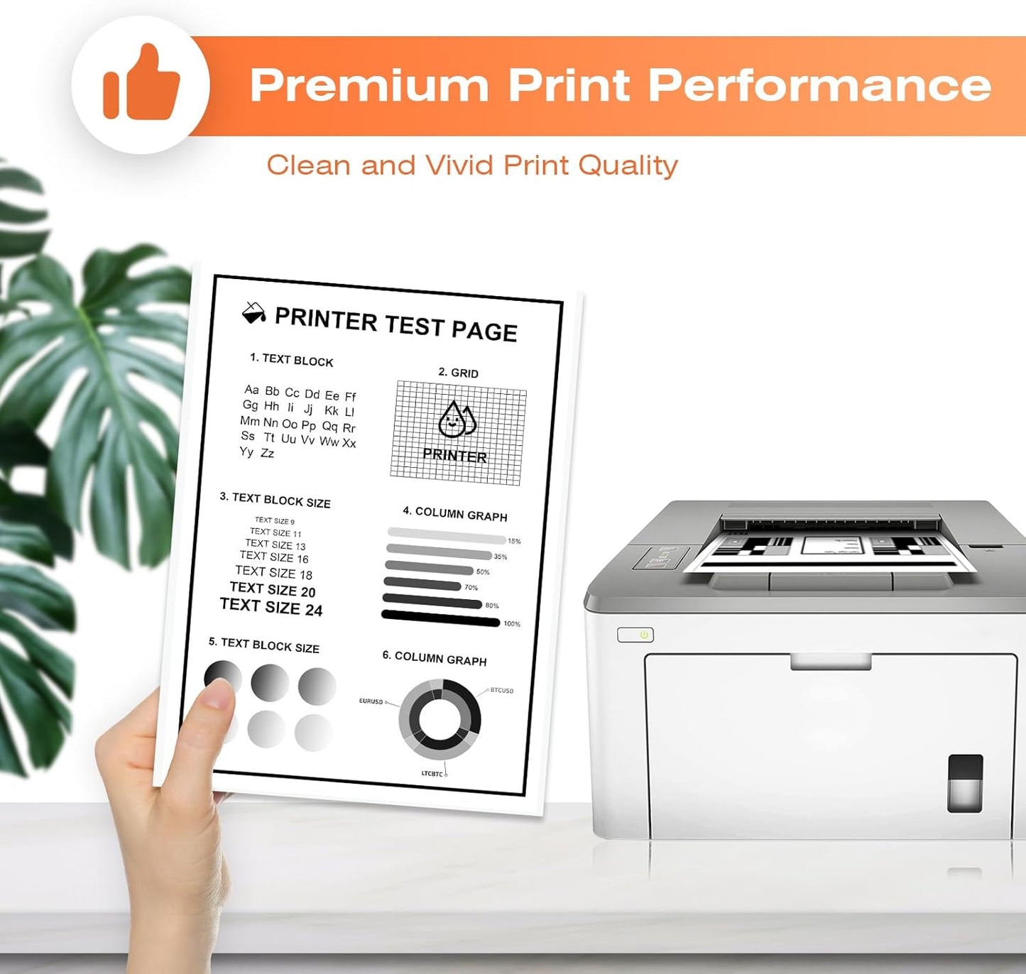 87A CF287A Toner Cartridge Compatible with HP CF287A 87A Toner Cartridge Black for Laserjet Enterprise M506 M506dn M506n M506x M501n M501dn M527f M527dn M527z Printer(2 Pack)