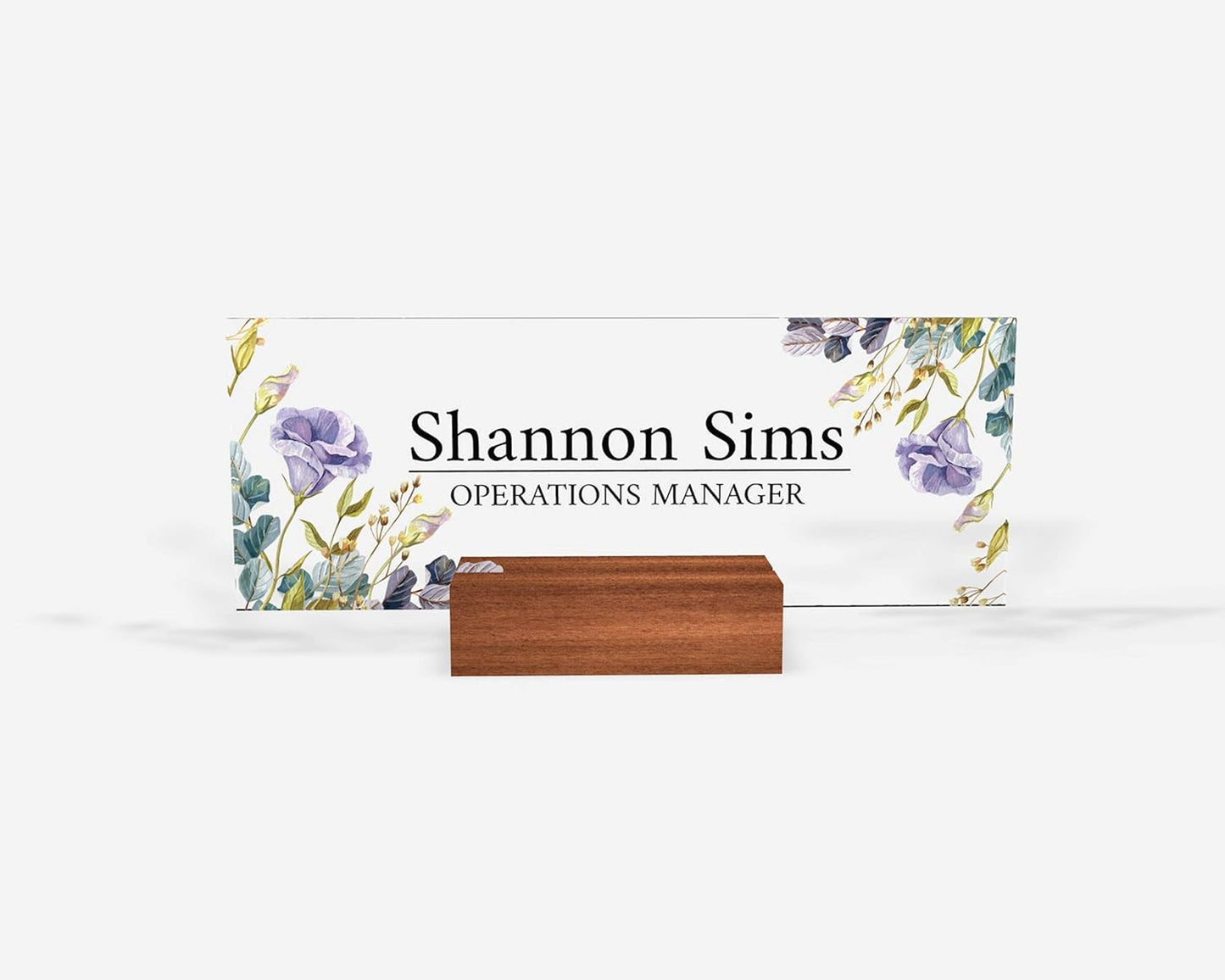 Personalized name plate for desk Nameplate sign Modern office business decor Executive desk organize school Desk name sign (8"x2.5")