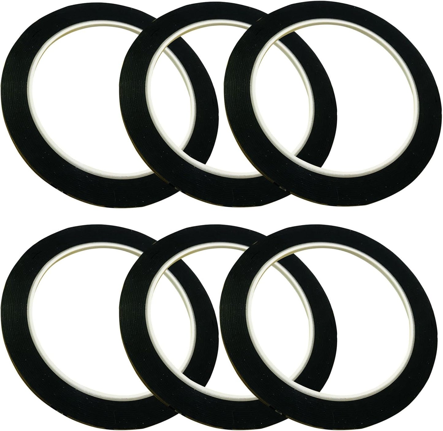 GoProver Set of 6 pcs 3mm 1/8 inch Lightning Width Graphic, 108 Feet Feet Long per Roll