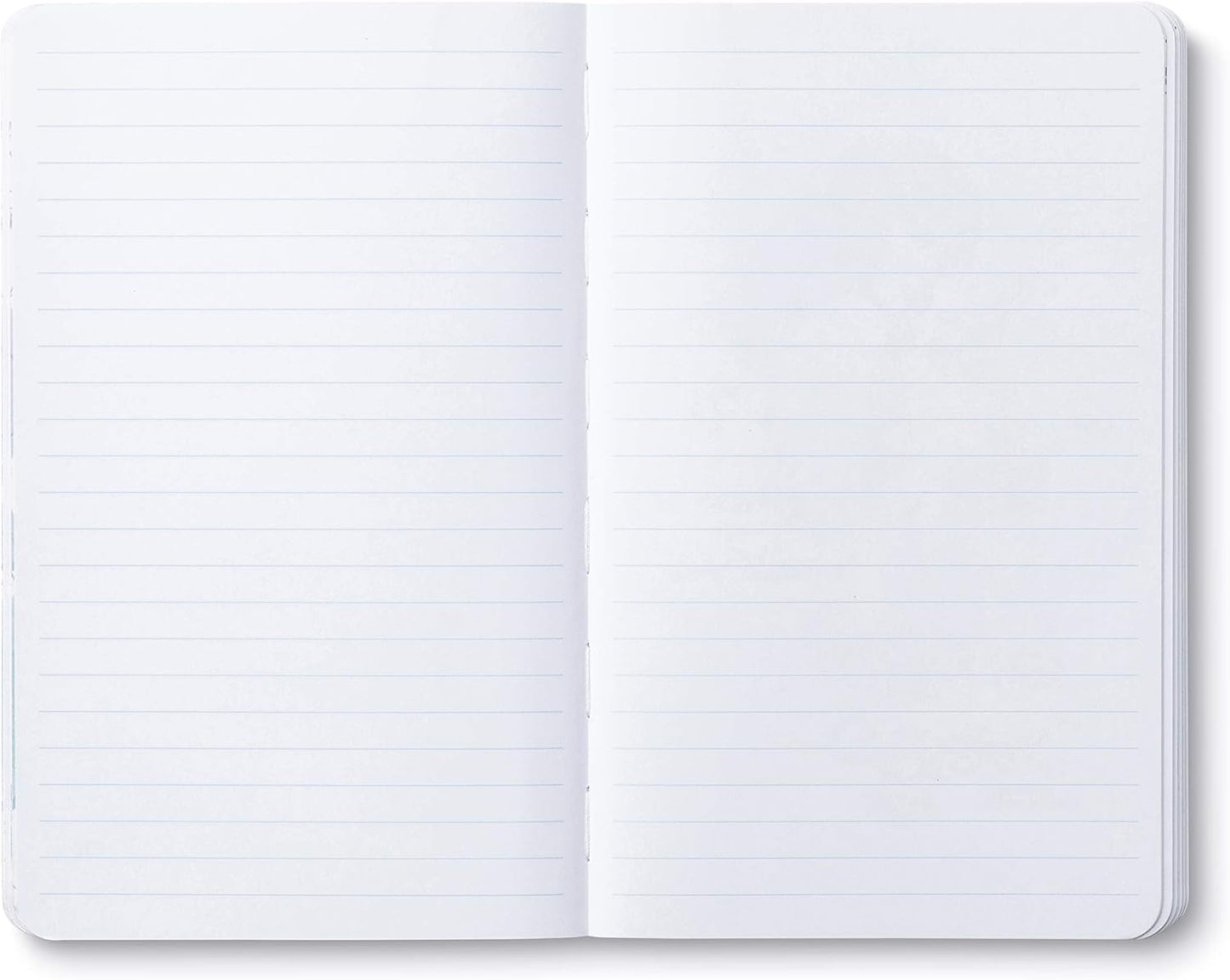 Compendium Softcover Journal - I must be a mermaid… I have no fear of depths, and a great fear of shallow living. – A Write Now Journal with 128 Lined Pages, 5″W x 8″H