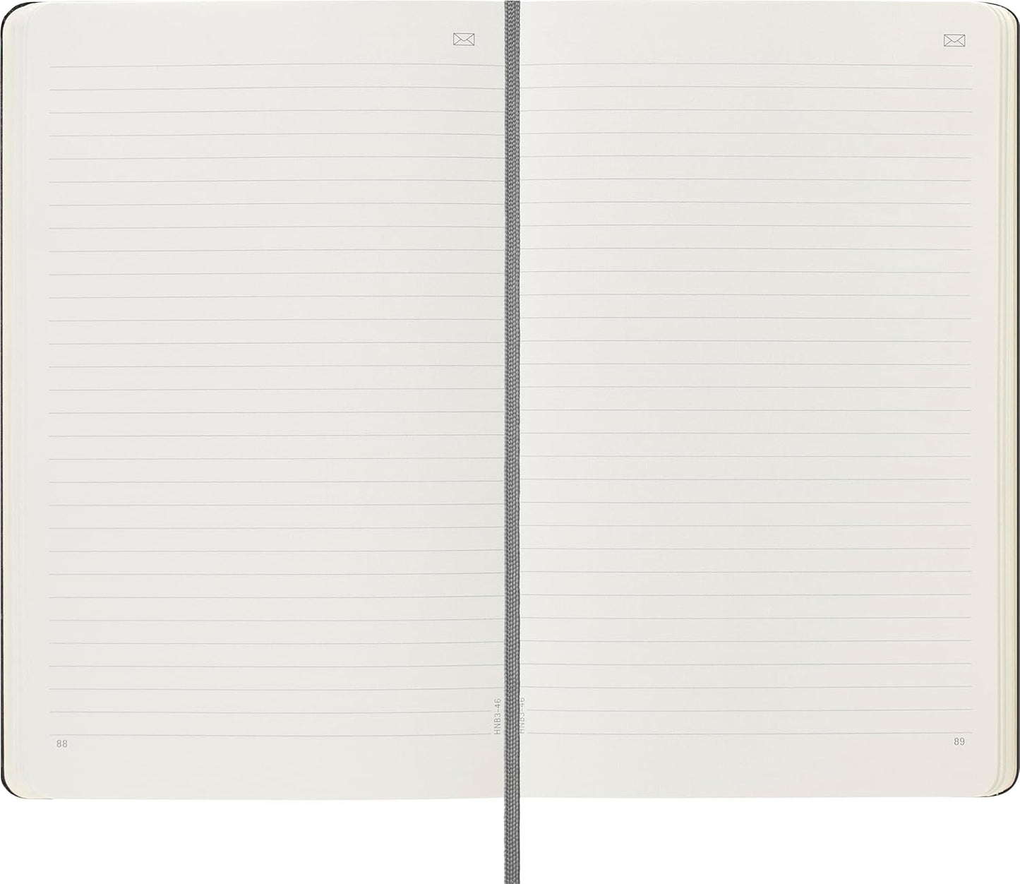 Moleskine Hard Cover Smart Notebook, Ruled/Lined, Large (5 x 8.25) Black