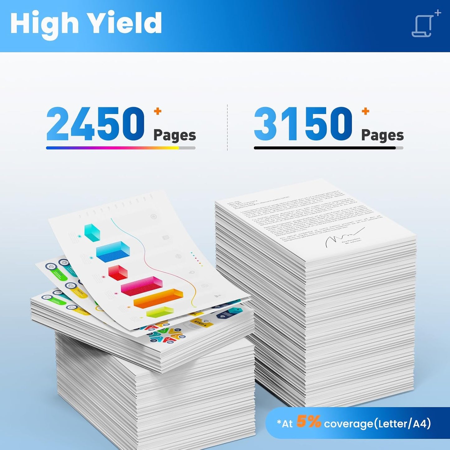 206X Toner Cartridges 4 Pack for Laser Jet M283cdw M283fdw M255dw Compatible for HP 206X 206A W2110X Compatible with Color Laser Jet Pro MFP M283fdw M283cdw M283fdn Pro M255dw M255nw Ink Cartridges