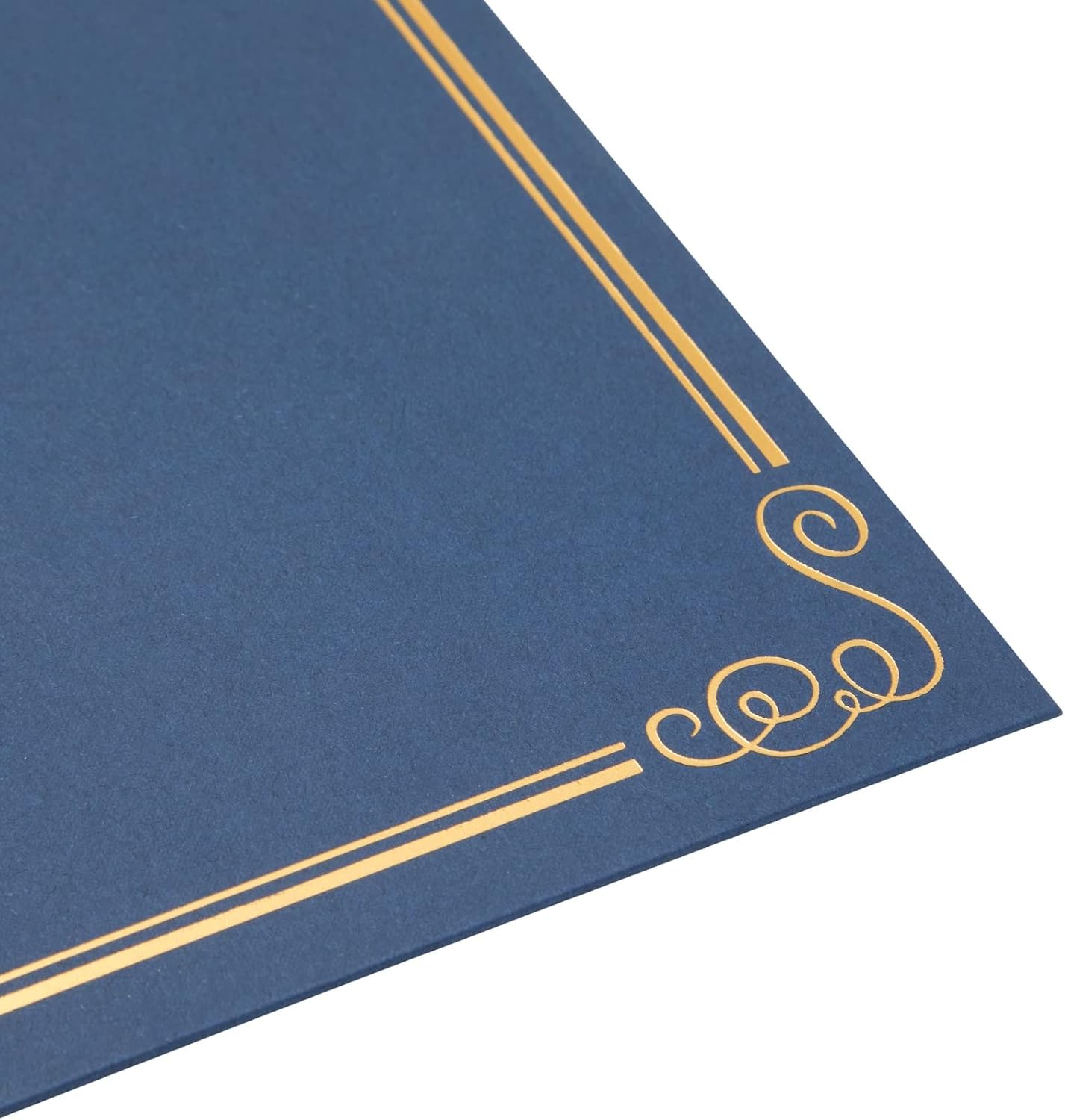 BLUE PANDA Certificate Holders - 24-Pack - Navy Blue Letter Size Award Folders - Certificate Covers for Diploma, Employee Appreciation, Recognition & Presentations