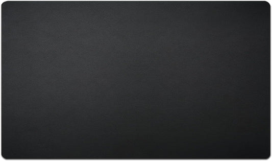 Nekmit Leather Desk Blotter Pad 24 x 14 Inches, Flat, Non-Slip, Waterproof, Black