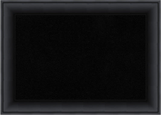 Amanti Art Black Cork Board for Wall, 15x21 Vision Board with Black Wood Frame, Small Corkboard Office Decor for Home Organization, Modern Corkboard Pinboard to Display Items for Home Organization in