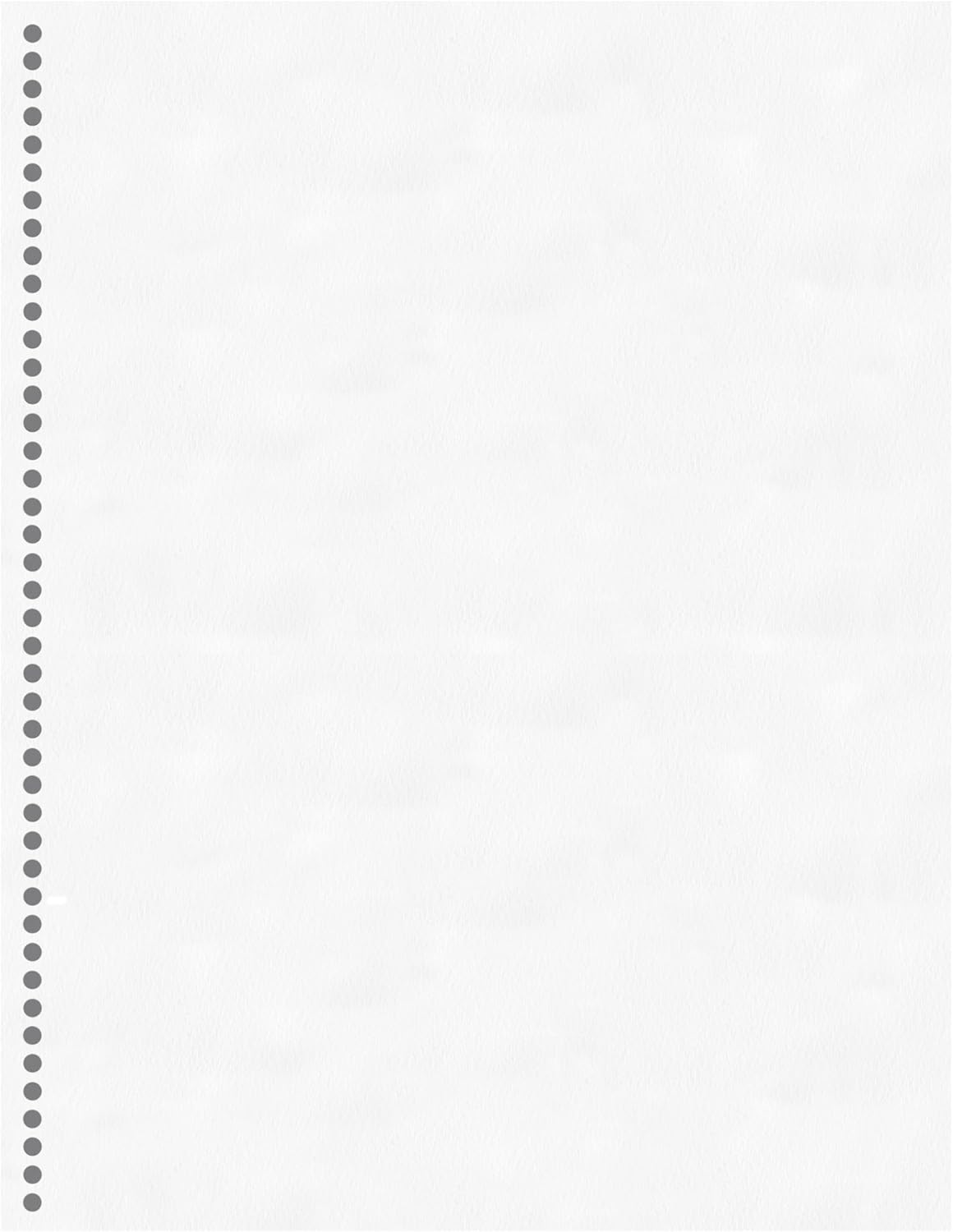 PrintWorks Professional Pre-Punched Spiral Binding Paper - 43-Hole (4:1 Pitch Hole Punch) - Book Binding Printer Paper - Made in the USA - 500 Sheets - 8.5" x 11" - 20 lb - 92 Bright White (04144)