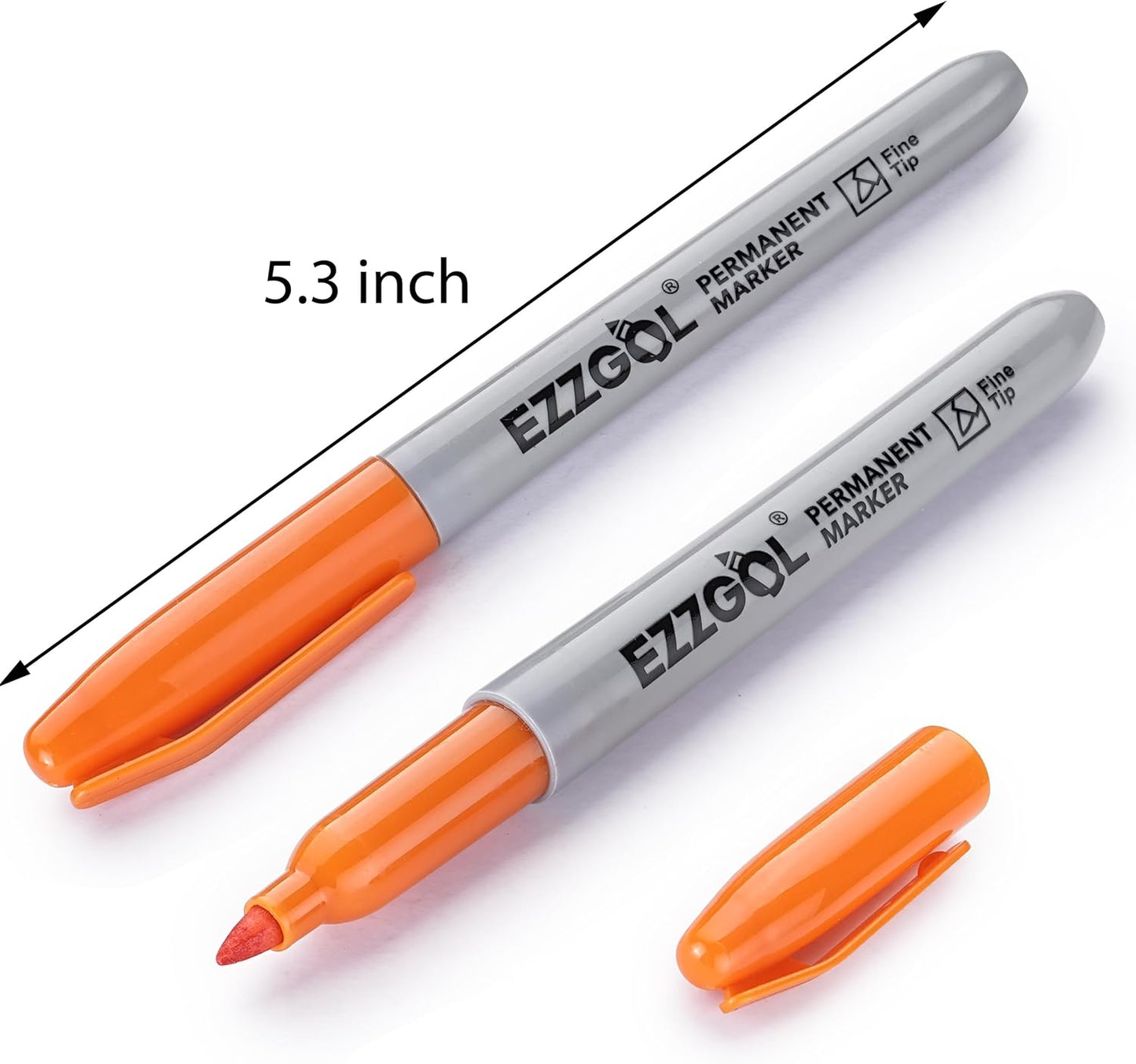 Permanent Markers Bulk, 150 Pack Fine Tip Multicolors Permanent Markers, 10 Assorted Colors Waterproof Markers, Premium Smear Proof Pens, Quick Drying, Office Supplies for School, Office, Home