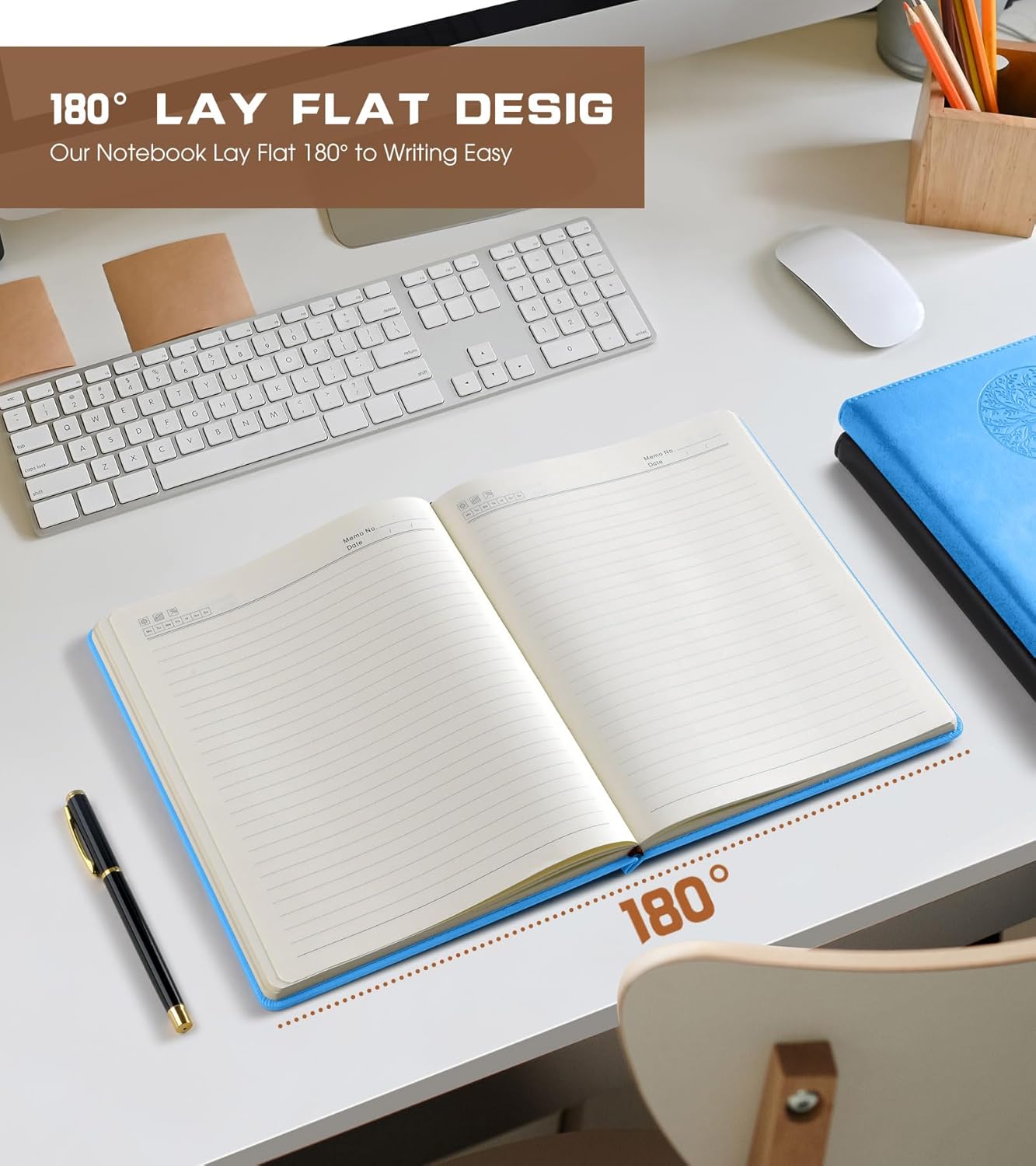 Lined Journal Notebook for Women Men,256 Pages B5 Large Hardcover Leather Journals for Writing,Travel,Business,Work,School,College Ruled Notebooks for Note Taking,Diary Notepad 7.8"×10.2"