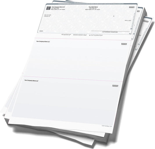 Computer Checks Compatible W/QB Check On Top [250 Sheets]