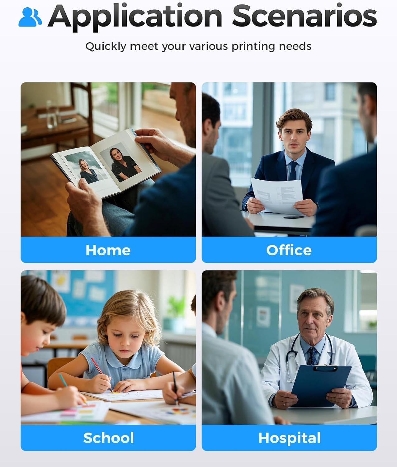 30A Black Toner Cartridge 2-Pack with chip High Yield Replacement for HP 30A CF230A 30X CF230X Compatible for HP LaserJet Pro MFP M227fdw M227fdn M227sdn M203dw M203dn M203d Printer M277 M203 Ink Copy