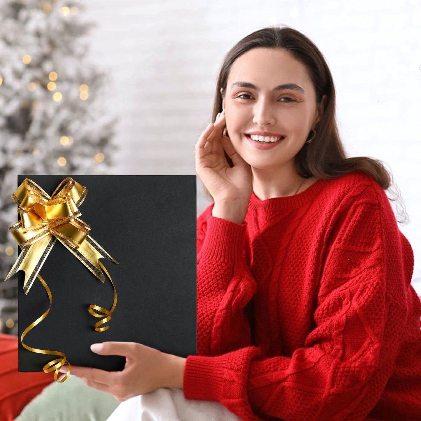 A5 Lined Notebook with Pen & Gift Box 216 Pages PU Leather Journals for Women Men 100GSM Thick Paper College Ruled Notebook for School,Travel,Business,Work,Home Writing (A5 Lined 216pages, Red - Gift Box Set)