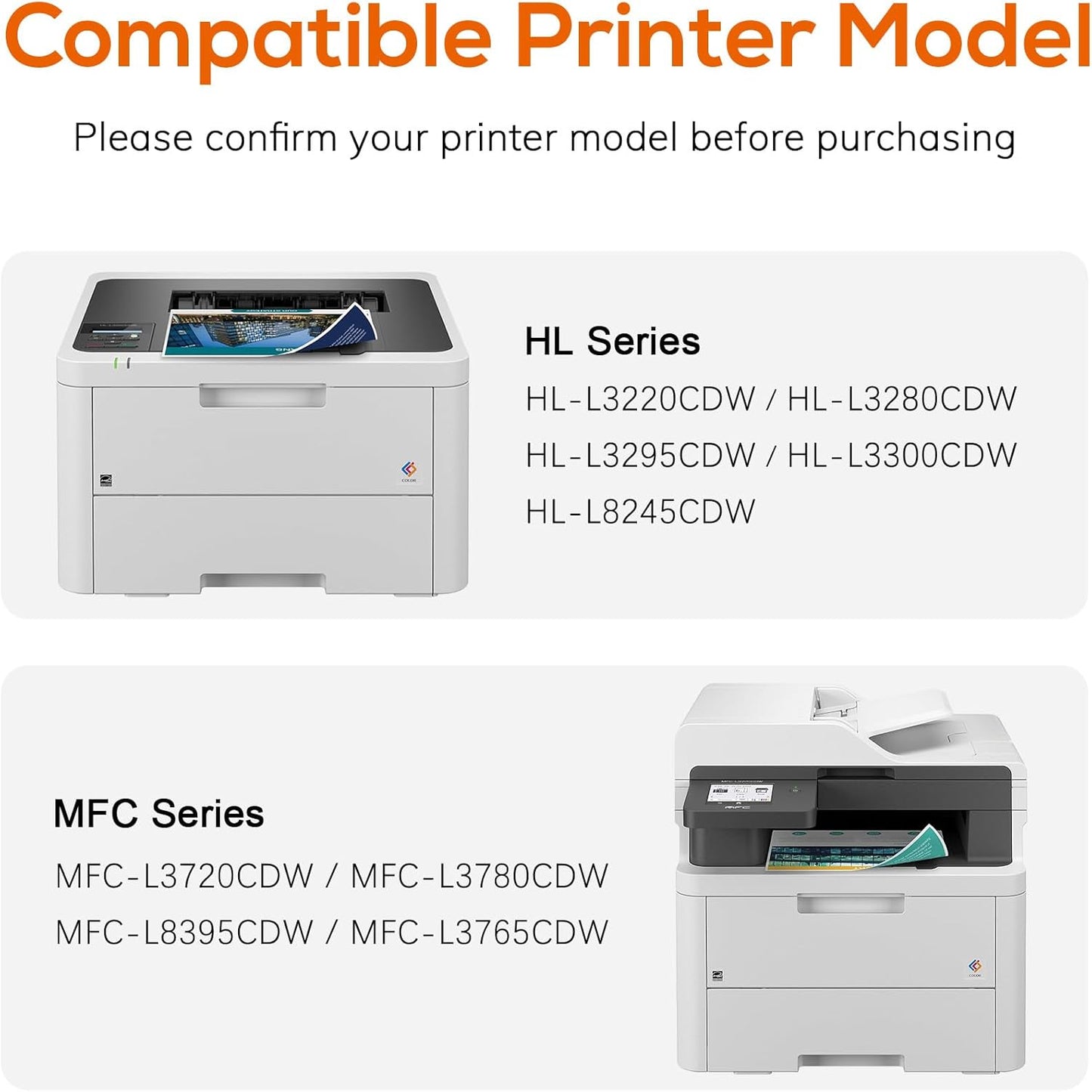 TN229XL TN229 Toner Cartridge High Yield Replacement for Brother TN229 TN229XL Toner Compatible with Brother MFC-L3780CDW MFC-L3720CDW HL-L3280CDW HL-L3220CDW HL-L3300CDW HL-L3295CDW Printer