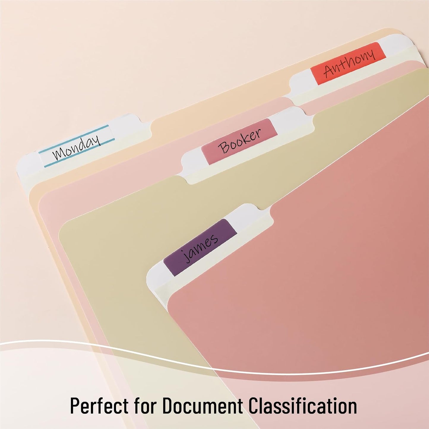 Mr. Pen- Sticky Index Tabs, 500 Pcs, 21 Sets, Colorful Sticky Tabs for Notebooks, Page Markers, Page Tabs for Binders, Page Tabs Sticky Tabs for Books, Notebook Tabs, Book Sticky Tabs for Notebooks