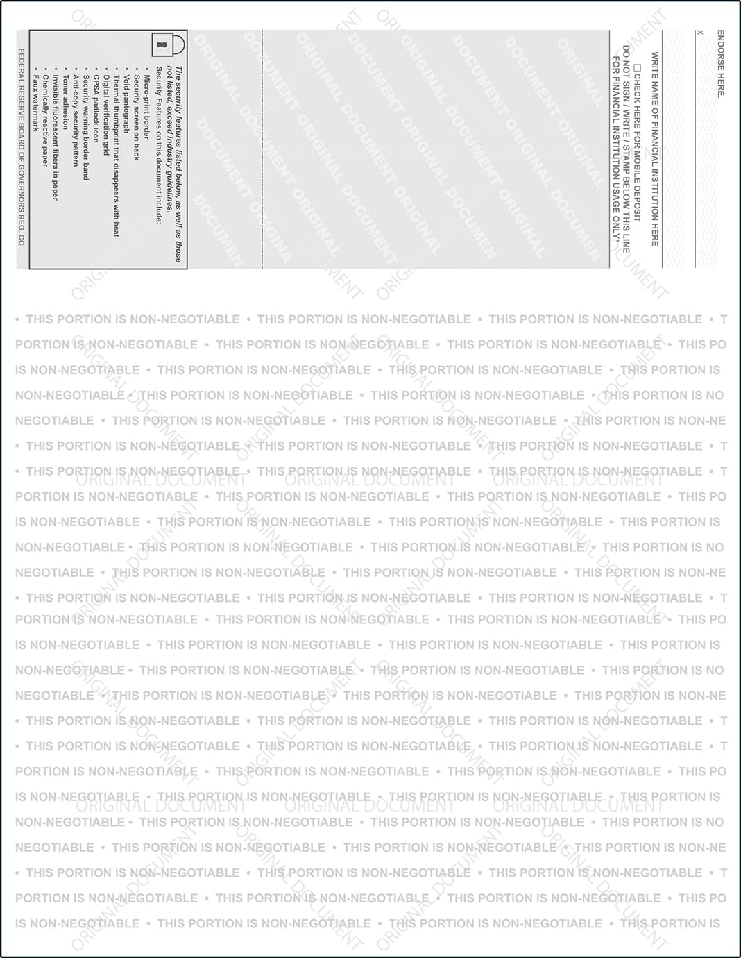 Tan High Security Checks on Top Compatible w/QB accounting software - Custom Computer Checks on Top (500)