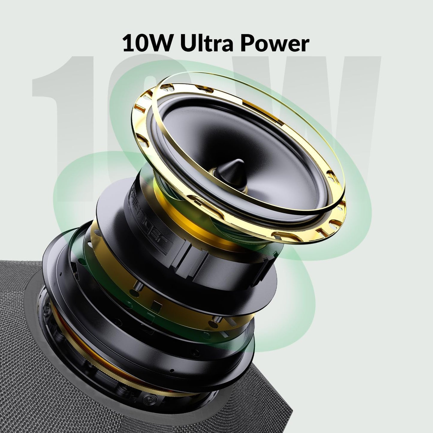 WYRESTORM Conference Speaker and Microphone, 360° Voice Pickup, AI Noise Reduction, USB/Bluetooth 10W Powerful Speakerphone w/Daisy Chain for 20 People Large Call Meeting for Zoom Teams