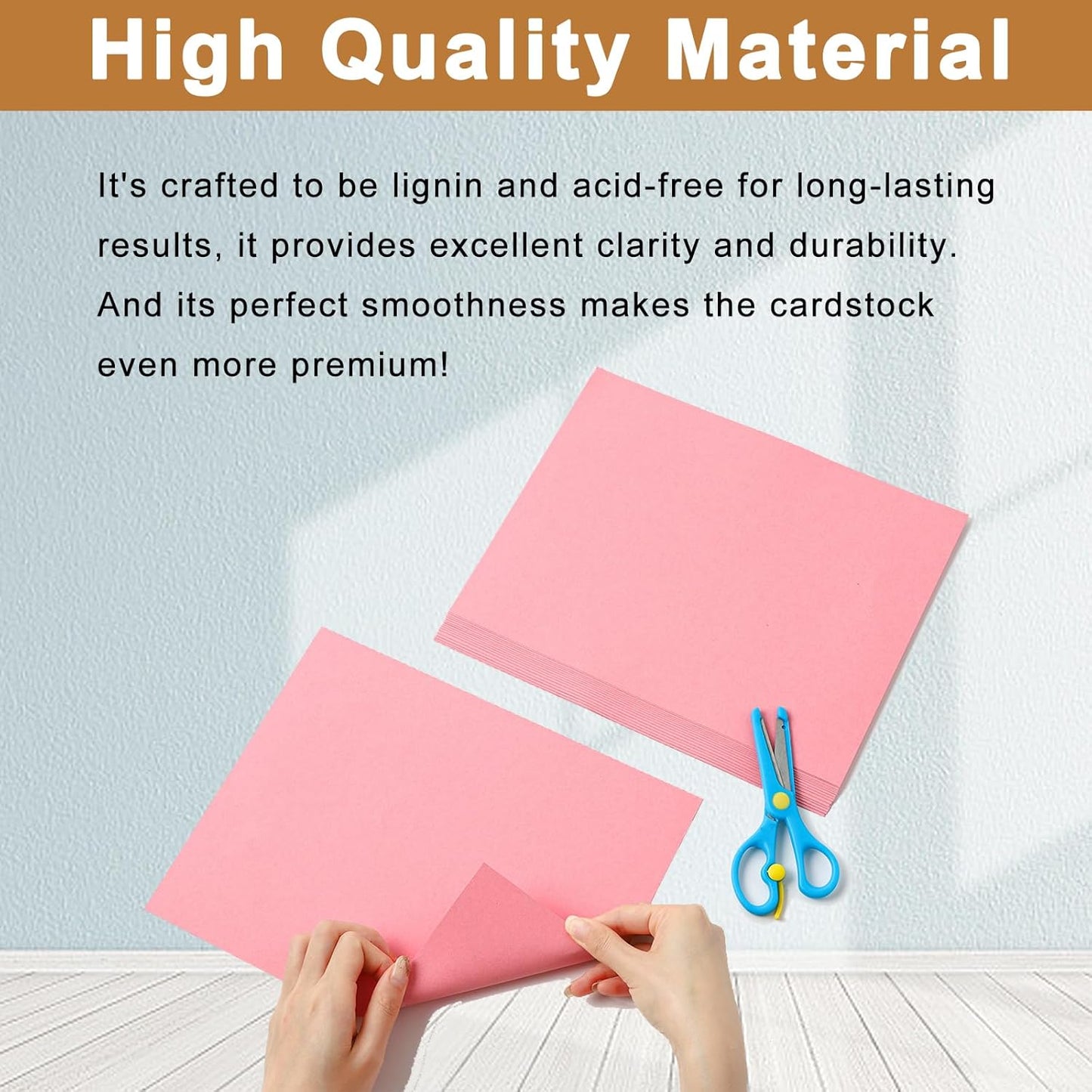 40 Sheets Candy Pink Cardstock 8.5 x 11 Craft Paper, 75lb Premium Heavyweight Paper Card Stock for DIY Cards Making, Greeting Cards, Party Decorations, Wedding Invitations, Menus