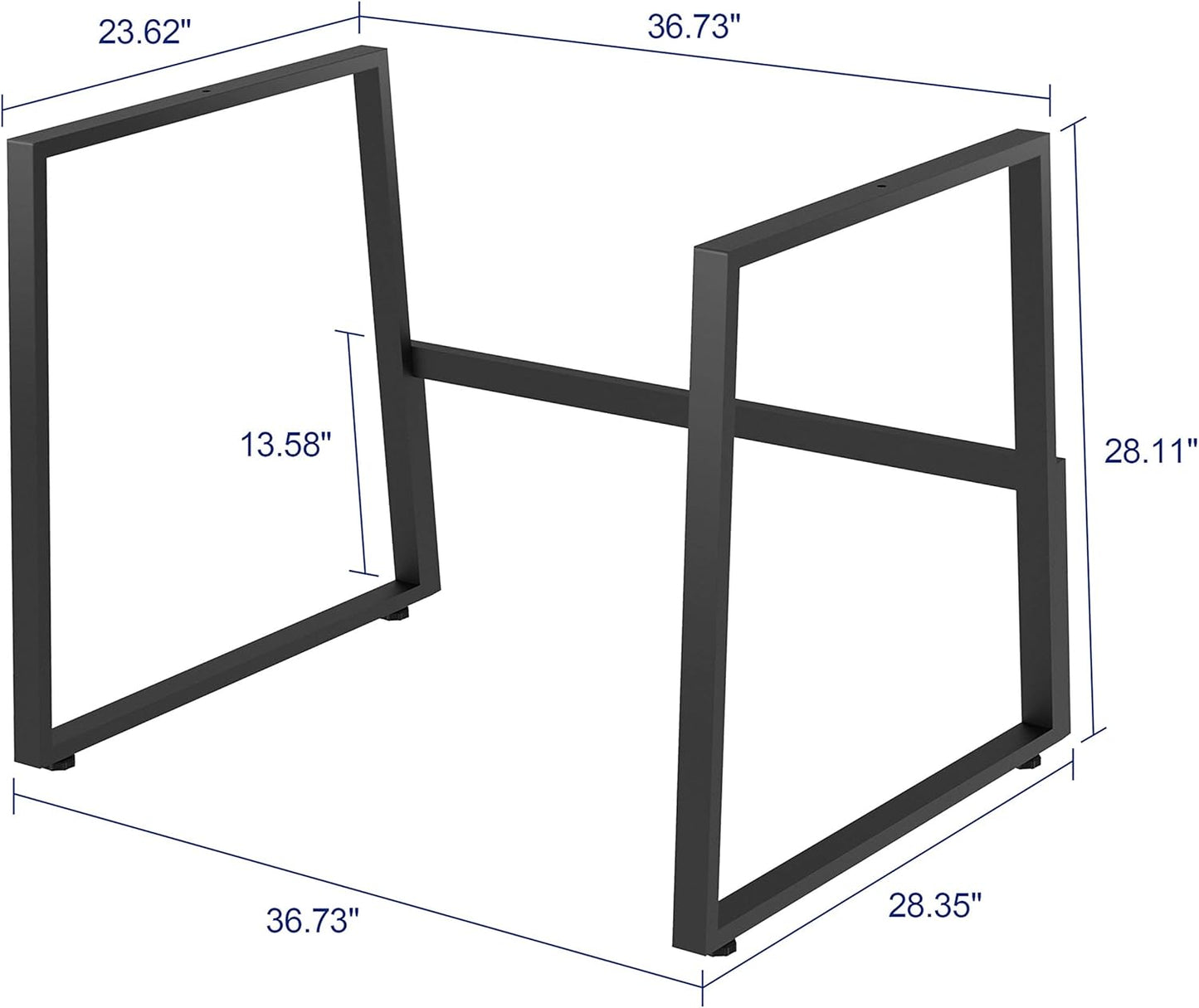Rocelco 40" Large Height Adjustable Standing Desk BUNDLE - Quick Sit Stand Up with Floor Stand - Tall Gas Spring Assist Computer Workstation - Retractable Keyboard Tray - Black (R DADRB-40-FS2)