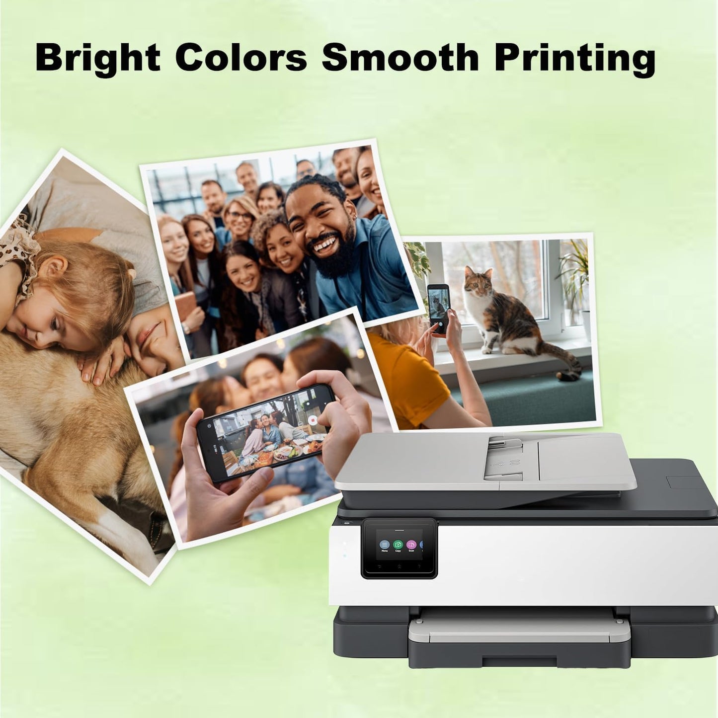 902XL 5 Combo Pack Ink Cartridge Compatible for HP 902 HP902 XL (2 Black CMY) Work with OfficeJet Pro 6978 6968 6970 6975 6960 6979 OfficeJet 6958 6962 6950 6954 6951 6956 6961 6963 6964 Printers