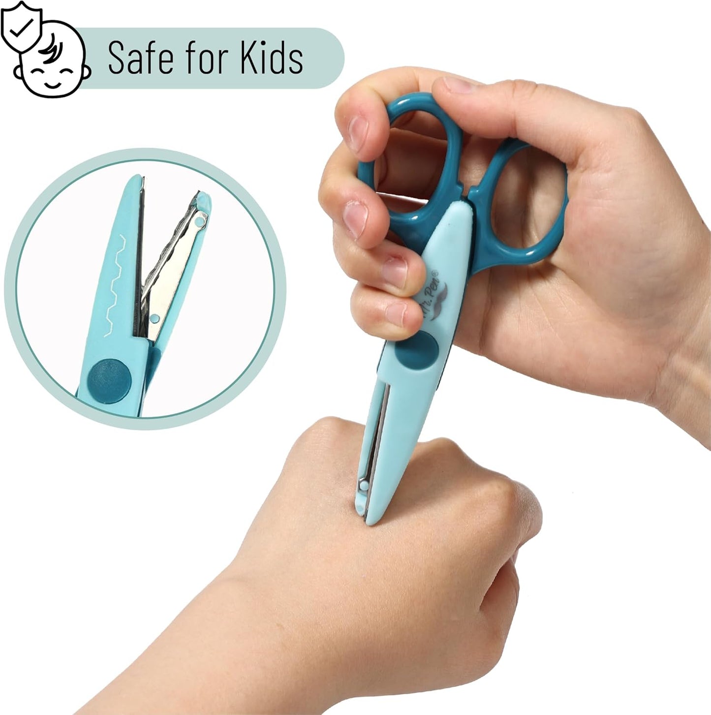 Mr. Pen Craft Scissors - Decorative Edge, 6 Pack, Zig Zag, Scrapbooking, Fancy, Pattern, Design